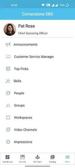 Cornerstone SBX screenshot 15