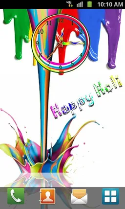 Holi Clock screenshot 2
