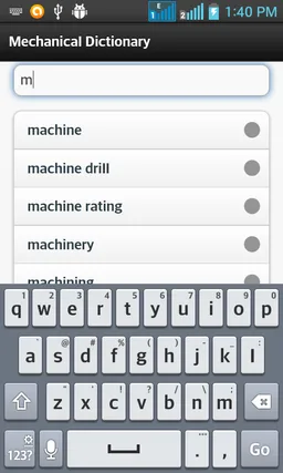 Mechanical Dictionary screenshot 2