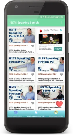 IELTS SPEAKING SAMPLE screenshot 16
