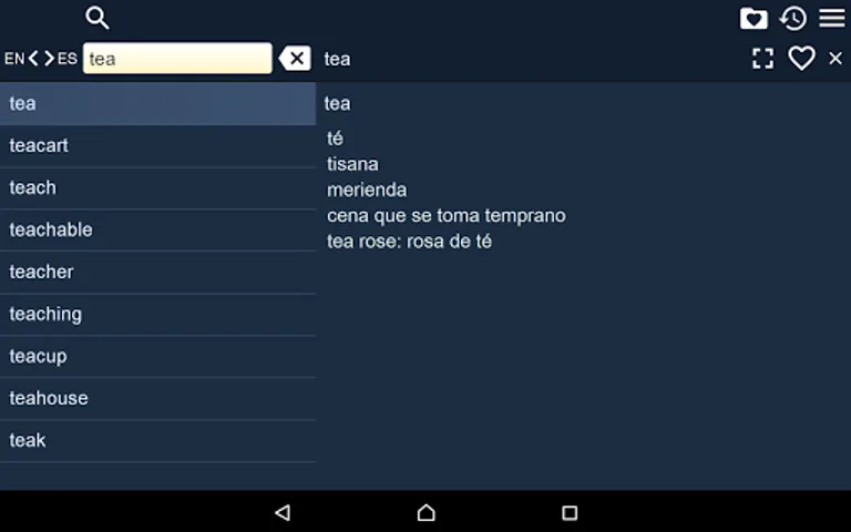 Spanish English Dictionary screenshot 5