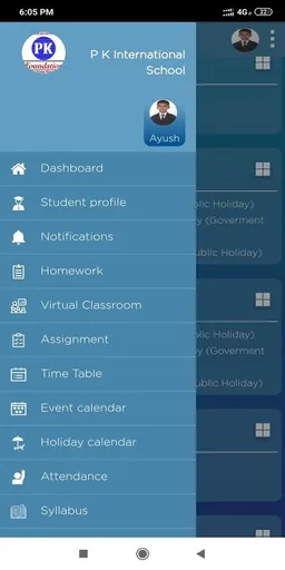 P K International School Parent App screenshot 2
