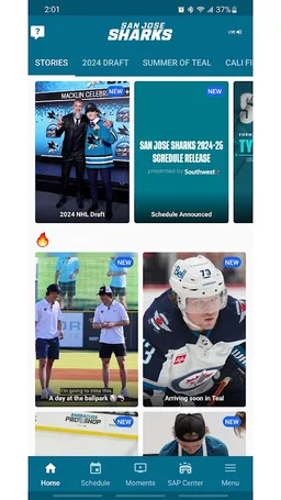 San Jose Sharks + SAP Center screenshot 1