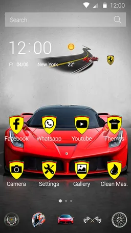 Ferrari Theme screenshot 5