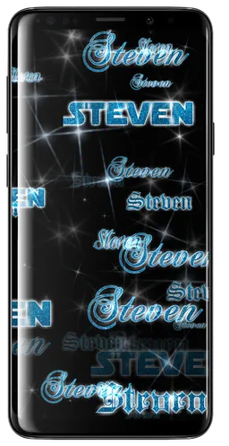 Glitter My Name Live Wallpaper screenshot 2