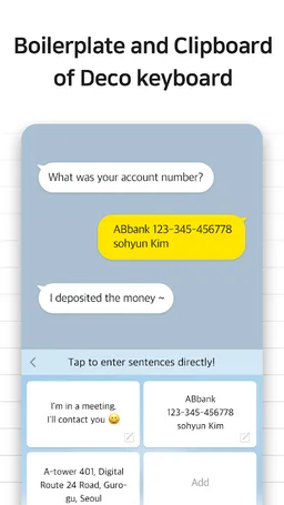 Deco Keyboard - emoji, fonts screenshot 11
