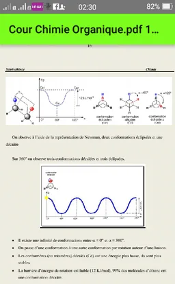 cours chimie organique screenshot 3