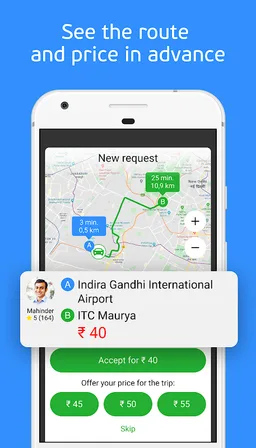 inDriver - Alternative Taxi. Get Cheap Rides screenshot 7