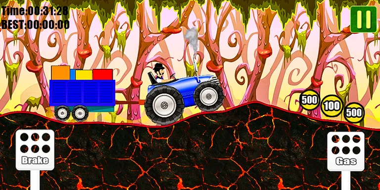 Offroad Tractor Trolley Transp screenshot 2
