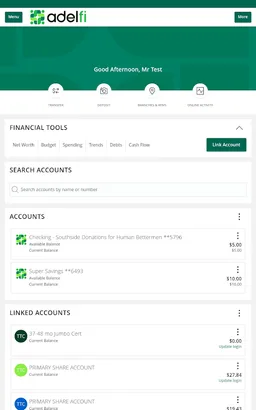 AdelFi Mobile Banking screenshot 1