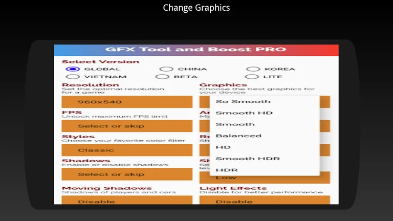 Gfx Tool Pro  For PUB Battlegrounds  - FPS Meter screenshot 4