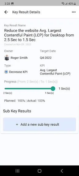 Profit.co OKR Software screenshot 6