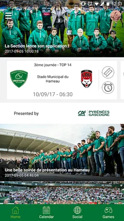 Section Paloise screenshot 1