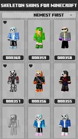 Skeleton Skins for Minecraft PE screenshot 1