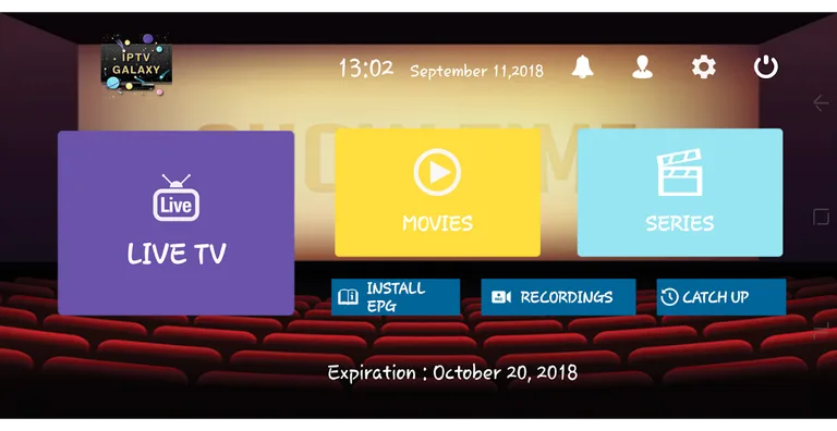 IPTV Galaxy screenshot 1