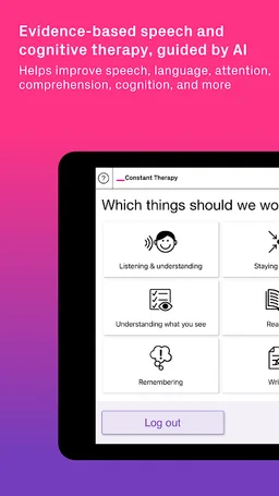 Constant Therapy: Brain+Speech screenshot 10
