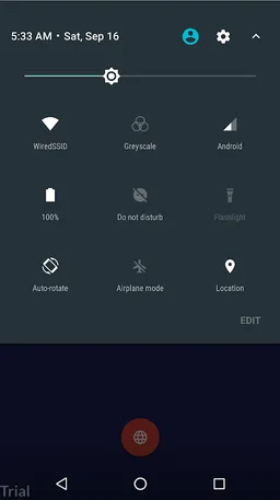 Greyscale screenshot 1