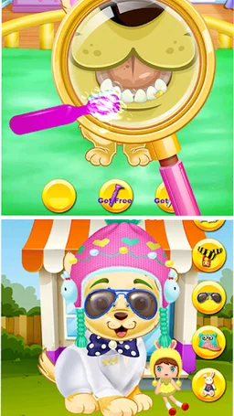 puppy newborn babyshower Games screenshot 2