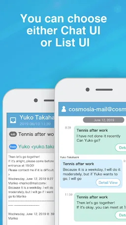 App for Gmail SMS etc：CosmoSia screenshot 3