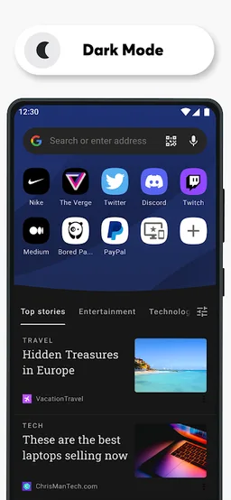 Opera Browser: Fast & Private screenshot 18