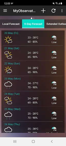 MyObservatory (我的天文台) screenshot 4
