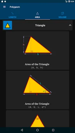 Polygeom: Geometry Formulas screenshot 12