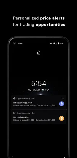Crypto Market Cap - Crypto tracker, Alerts, News screenshot 1