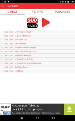 Sud Radio screenshot 1