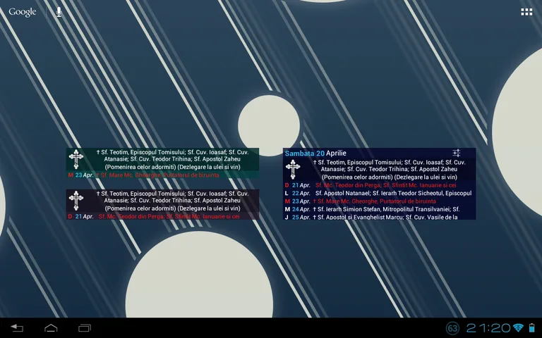 Calendar Ortodox cu Widget screenshot 3