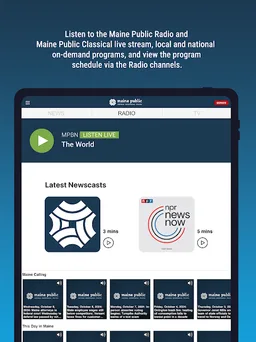Maine Public Broadcasting App screenshot 16