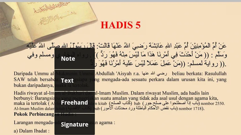 HADIS 40 IMAM NAWAWI screenshot 5