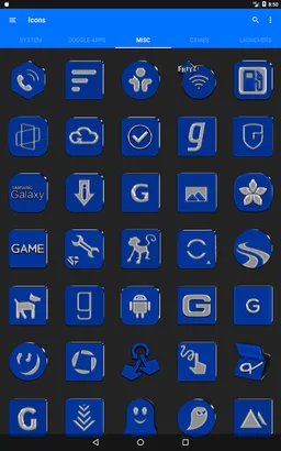 Blue Icon Pack Paid screenshot 6