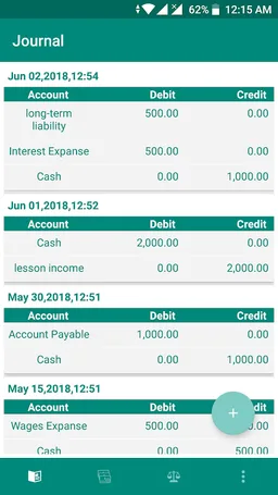 Mobile Bookkeeping screenshot 1