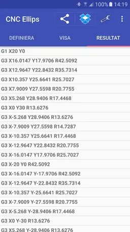 CNC Ellipse screenshot 3