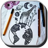 Cool Art Drawing Ideas icon