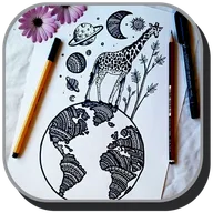 Cool Art Drawing Ideas icon