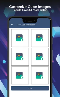 3D Cube Live Wallpaper Photo Editor & Lock Screen screenshot 2