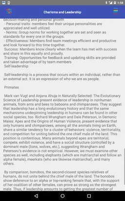 Charisma and Leadership screenshot 1