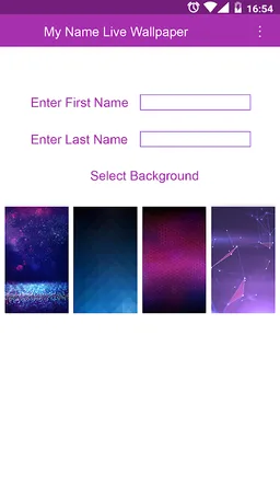 My name live wallpaper screenshot 6