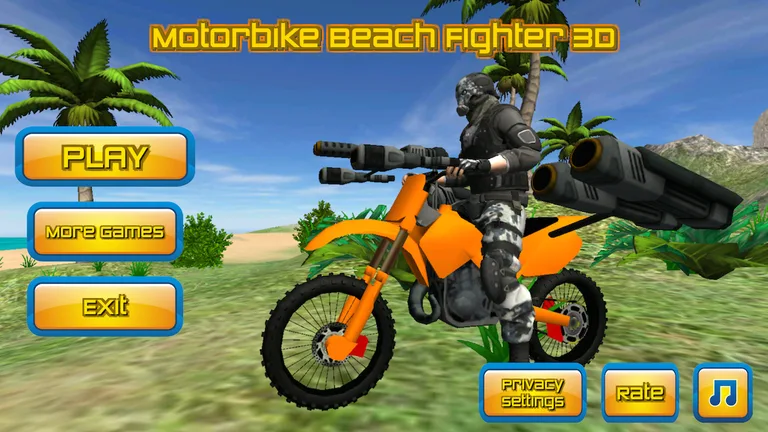 Motorbike Beach Fighter 3D screenshot 11