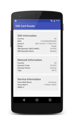 SIM Card Reader screenshot 1