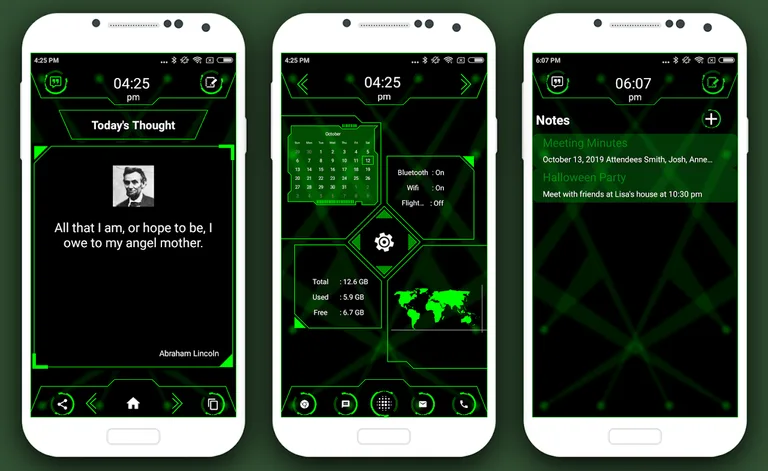 Hi-tech Unique Launcher - hi-tech theme screenshot 6