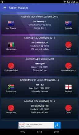 Live Cricket Scores & Updates -Total Cricinfo screenshot 10