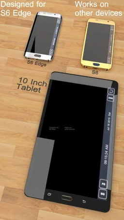 S6 Edge Clock HD screenshot 1