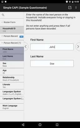 CSEntry CSPro Data Entry screenshot 10