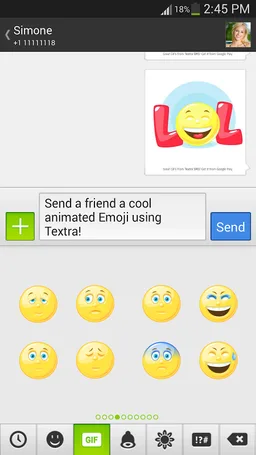 Textra SMS GIF Plugin screenshot 4