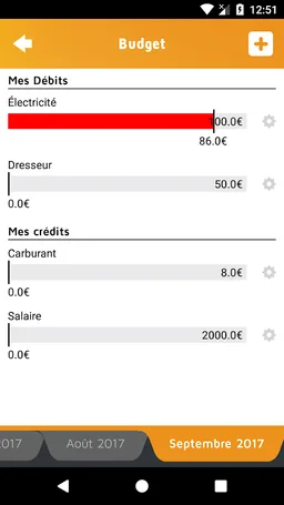 Gérer mes comptes screenshot 2