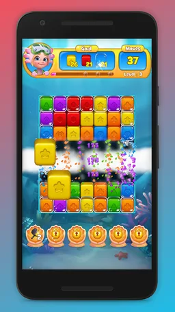 Fish Blast : The Block Game screenshot 1