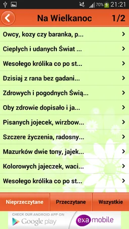 Wishes any occasion (Polish) screenshot 9