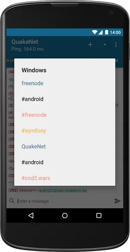AndroIRC screenshot 11